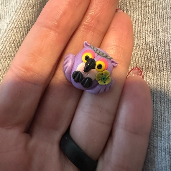 Vintage/Modern/Y2K Eras 8 Piece Mix of Adorable Assorted Owl Jewelry - Picture 7 of 11